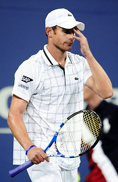 Roddick was unable to find any answers in his third round match. Photo courtesy of Sipkin/News